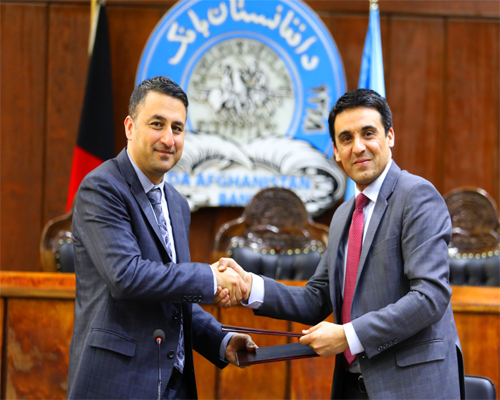 د افغانستان بانک تفاهم نامه تبادل اطلاعات مالی را با ریاست محترم امنیت ملی، امضا نمود