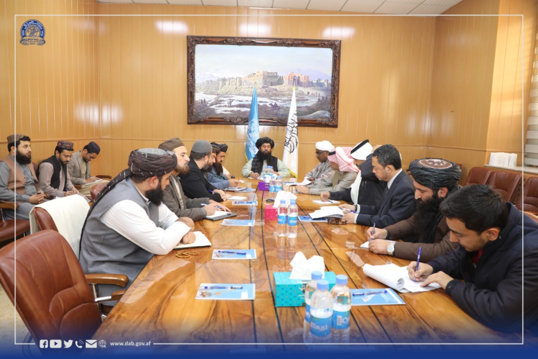 دیدار هیئت رهبری د افغانستان بانک با هیئت سازمان همکاریهای اسلامی