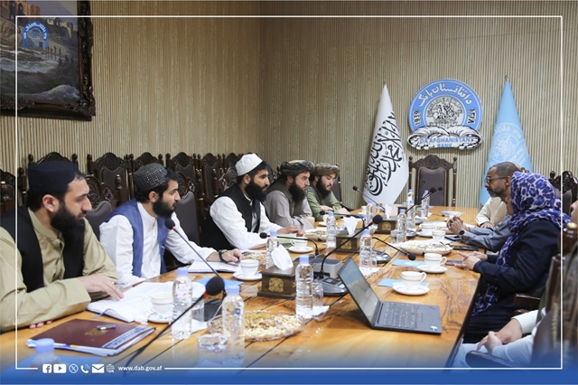 دیدار تودیعی میان معاون اول د افغانستان بانک و نماینده برنامه انکشافی سازمان ملل متحد برگزار شد