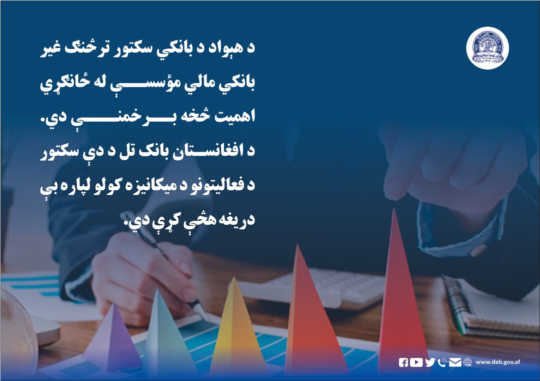 د هېواد د بانکي سکتور ترڅنګ غیر بانکي مالي مؤسسې له ځانګړي اهمیت څخه برخهمنې دي