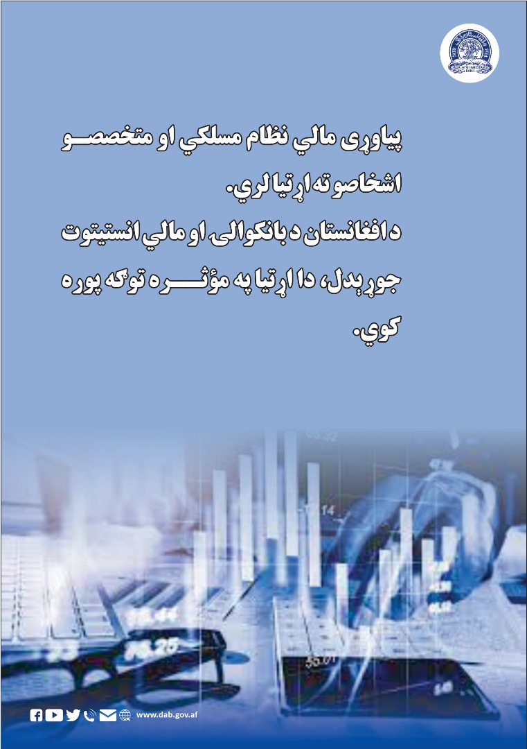 پیاوړی مالي نظام مسلکی او متخصصو اشخاصو ته اړتیا لري