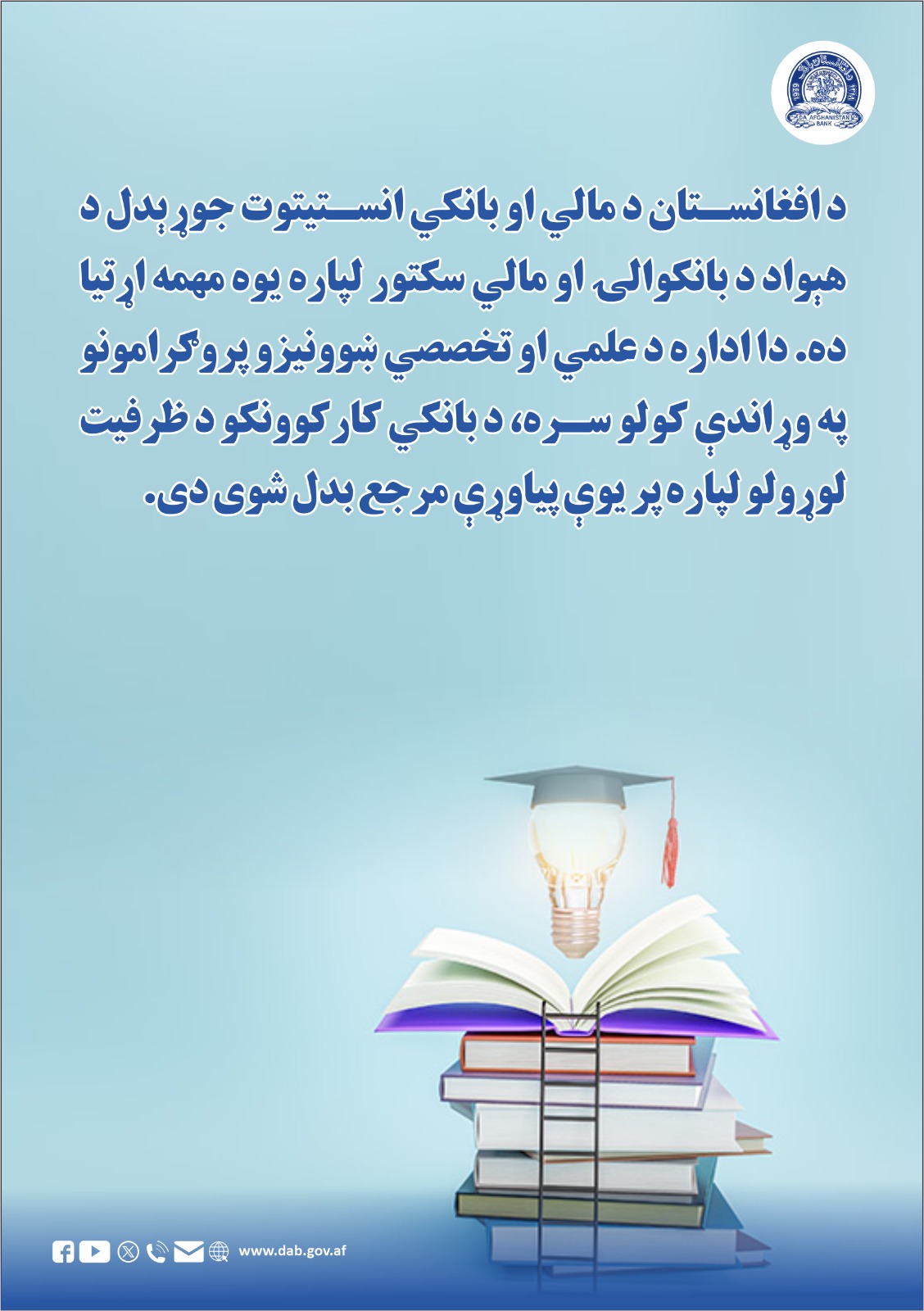 د افغانستان د مالي او بانکي انستیتوت جوړېدل